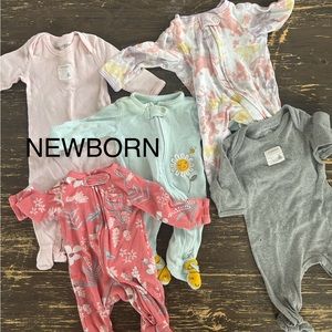 Newborn size onesie bundle